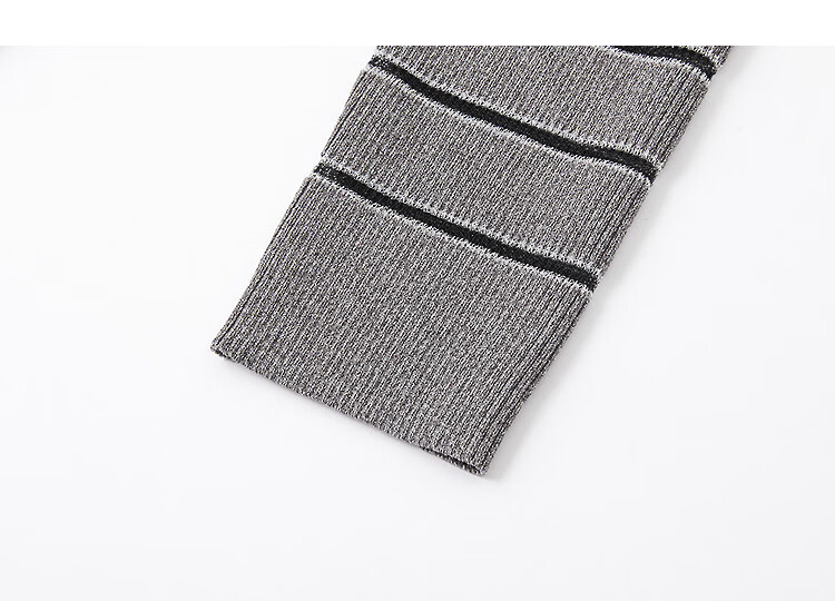 Demana [Smart Sense Academy] Spring Retro Striped Jacquard Color-Block Stretchy Slim Fit Women's Knit Sweater 14