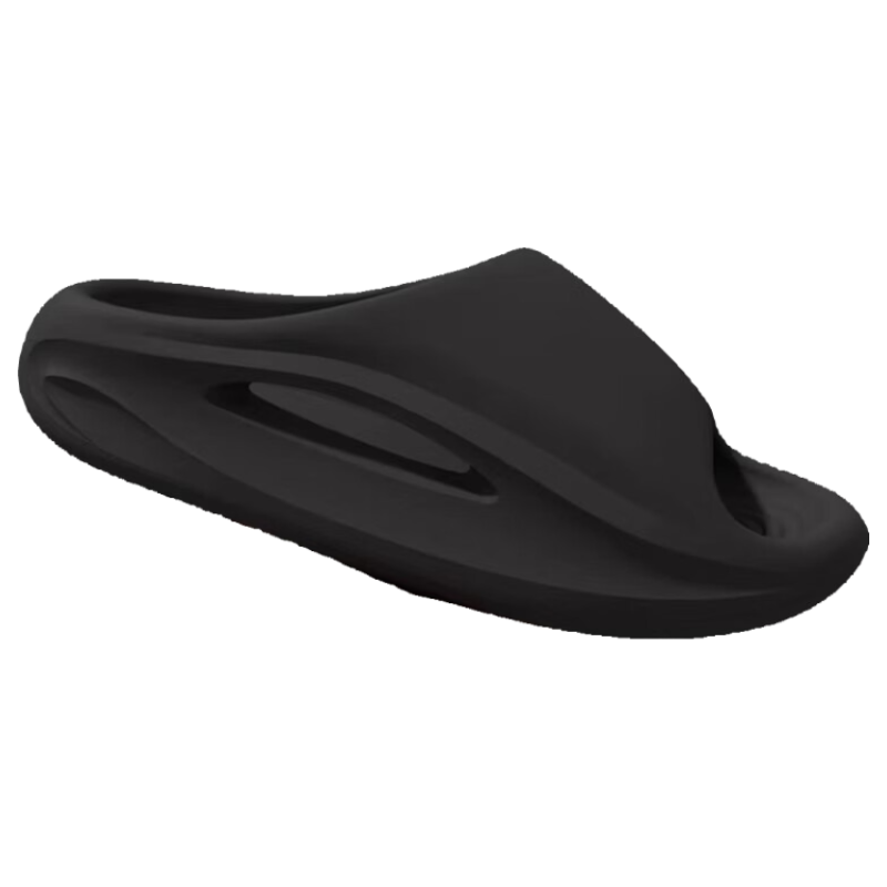 Duchen Medical Surgical Room Men's New Anti-Slip Odor-Resistant EVA Sports Slippers Black Size 42-43