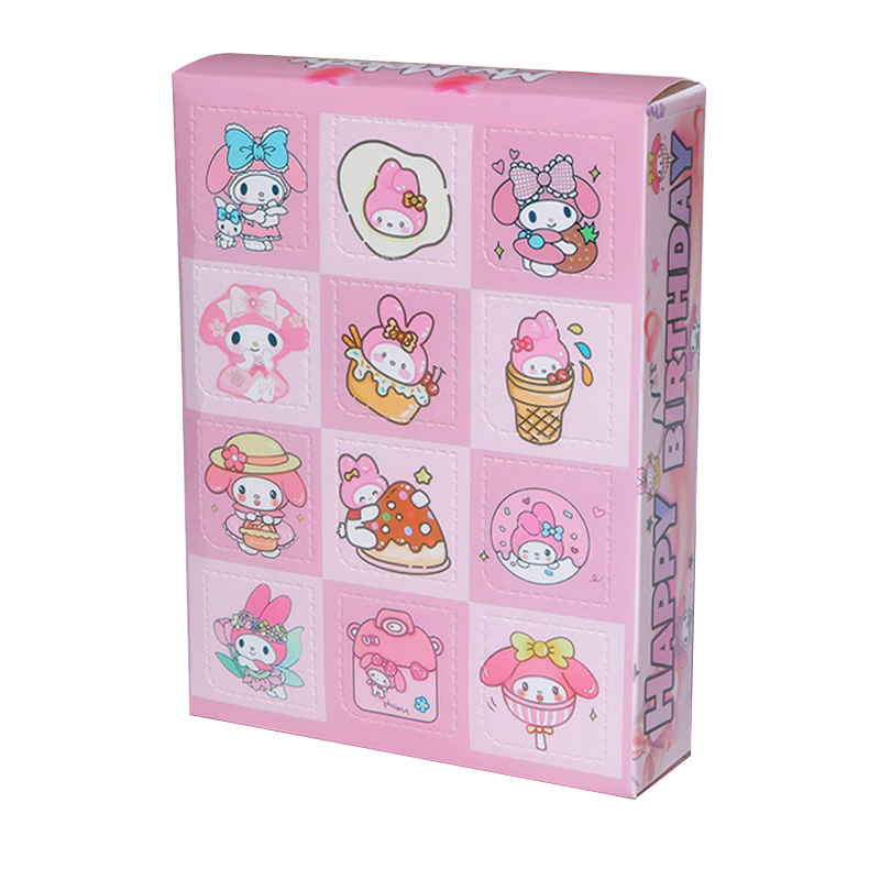 Shangmei Beibei Hole Fun Blind Box Poke and Tear Blind Bag Toy Small Gift Kuromi Doll Girl Gift Ages 4-12