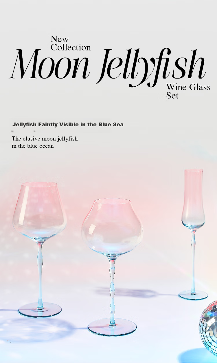 MU16 Champagne Flute Crystal Wine Glass Toasting Glass Wedding Gift Housewarming New Year Gift Stylish Gift Box 4