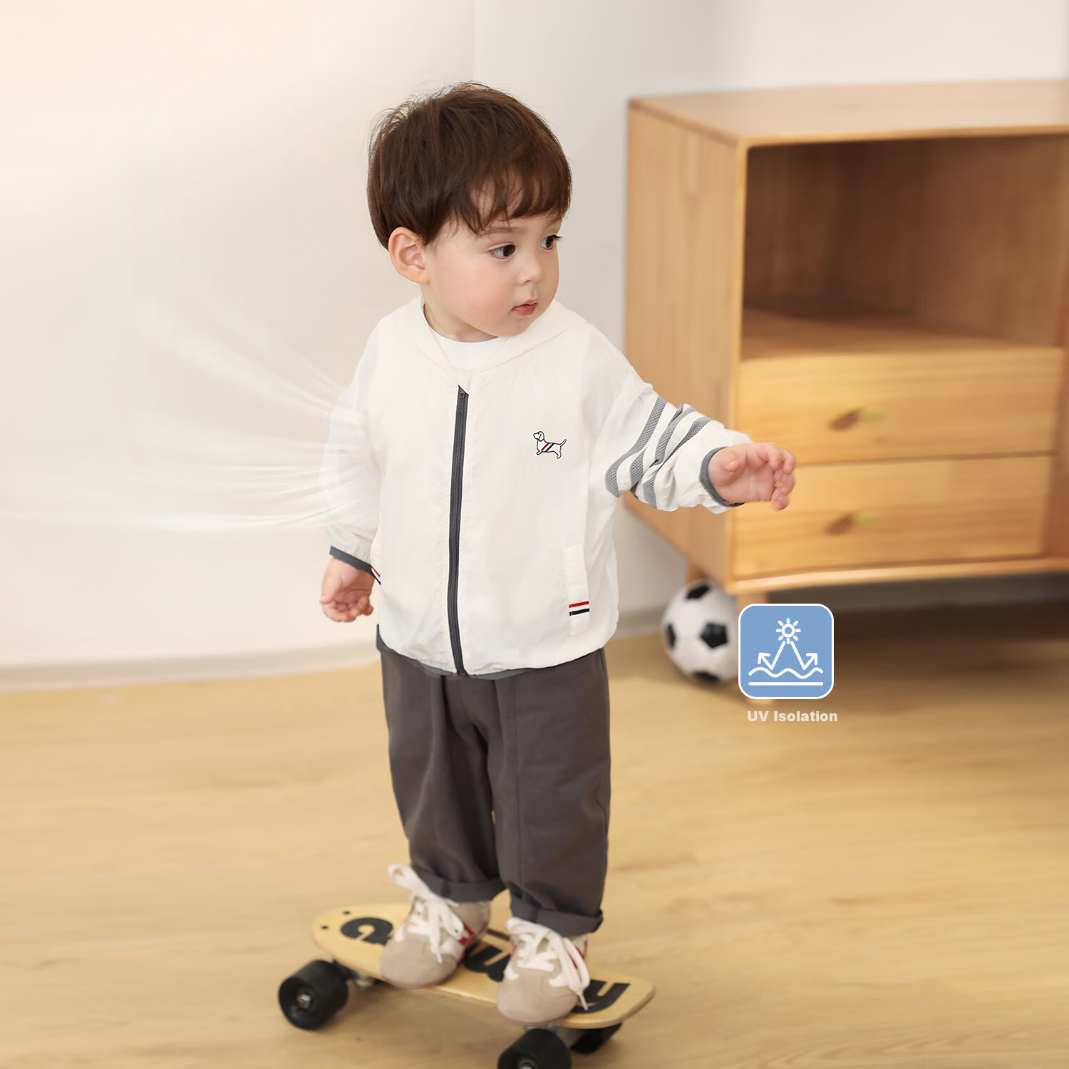 LUSON Little O Dad Boys Baby Summer Sun Protection UV Protection 2025 New Stylish Lightweight Jacket