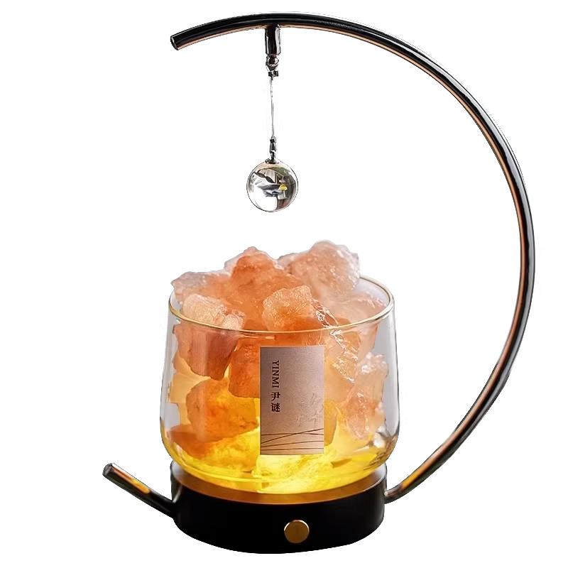 YINMI Diffuser Crystal Stone Aromatherapy Gift Set Home Indoor Long-lasting Fragrance Ornament Bedroom Night Light Wedding Birthday Housewarming Gift