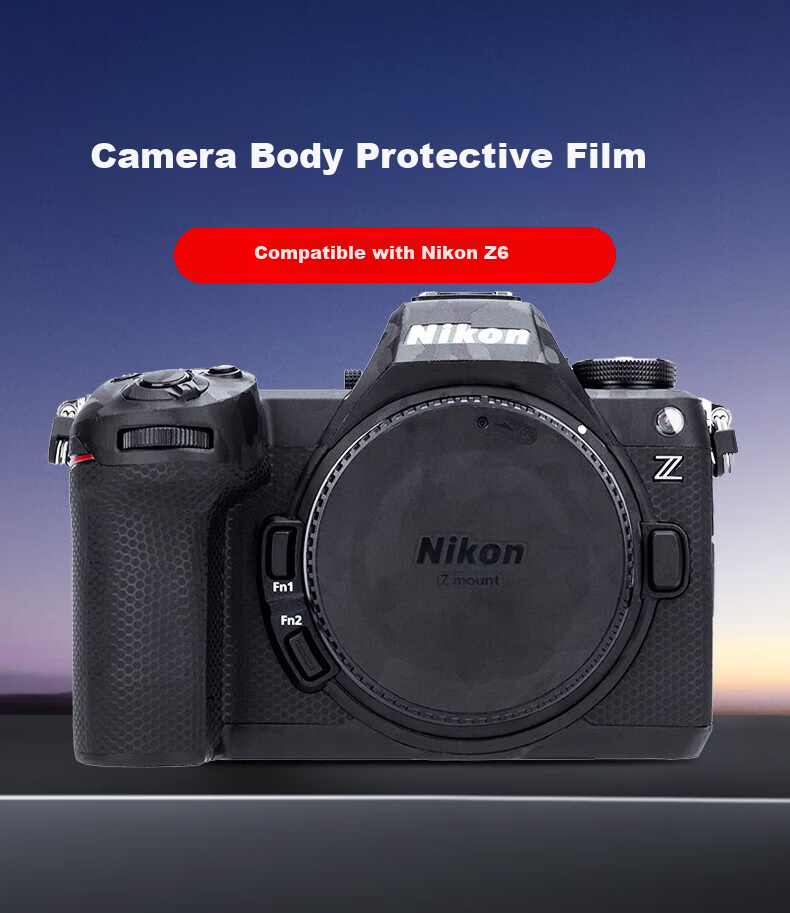 JJC [Imported 3M Material] Protective Film Skin Sticker for Nikon Z6 III Z63 Camera Body Accessories 1