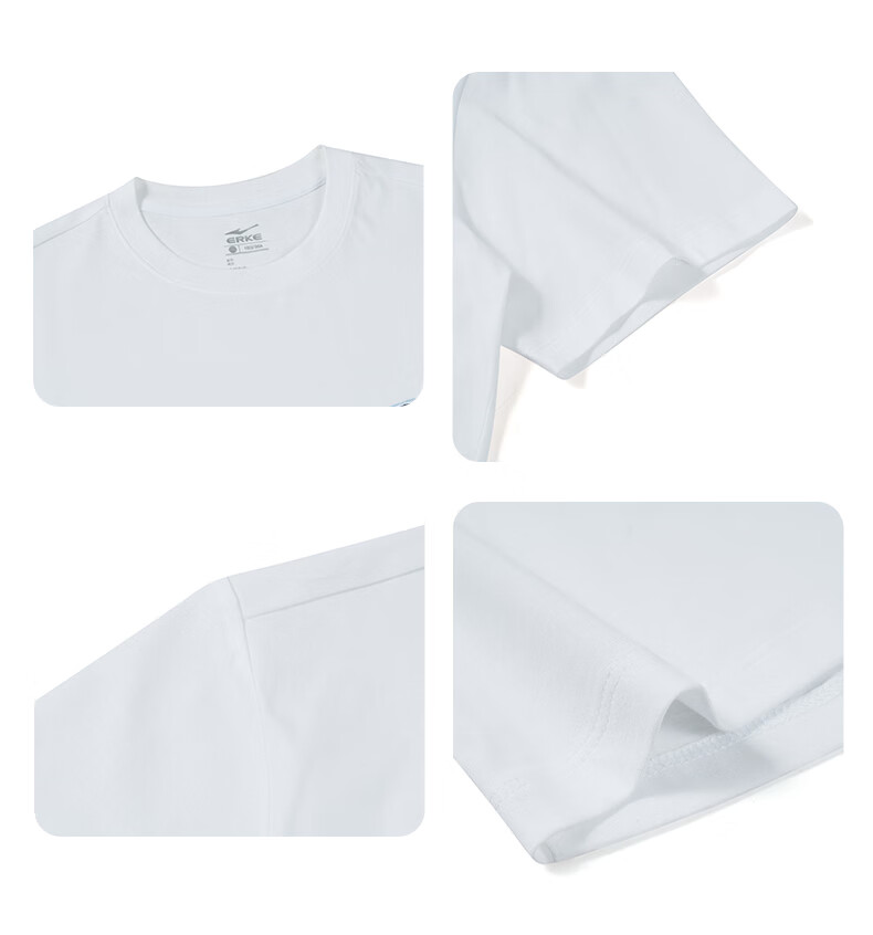 Erke Men's Short Sleeve T-Shirt Summer Casual Outdoor Sports Crew Neck Knit Tee Loose Fit Trendy Top 22