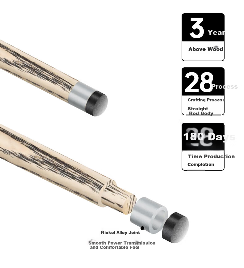 Binjia Armor Dragon Slayer Snooker Cue Small Head Inlaid Paint-Free Chinese Black 8 Billiards 8-9 Ball Cue Stick 6