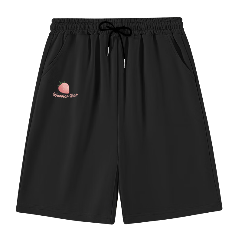 Warrior Women's Lightweight High-Waist Running Shorts Five-Point Summer Loose Plus Size Cotton Casual Pants