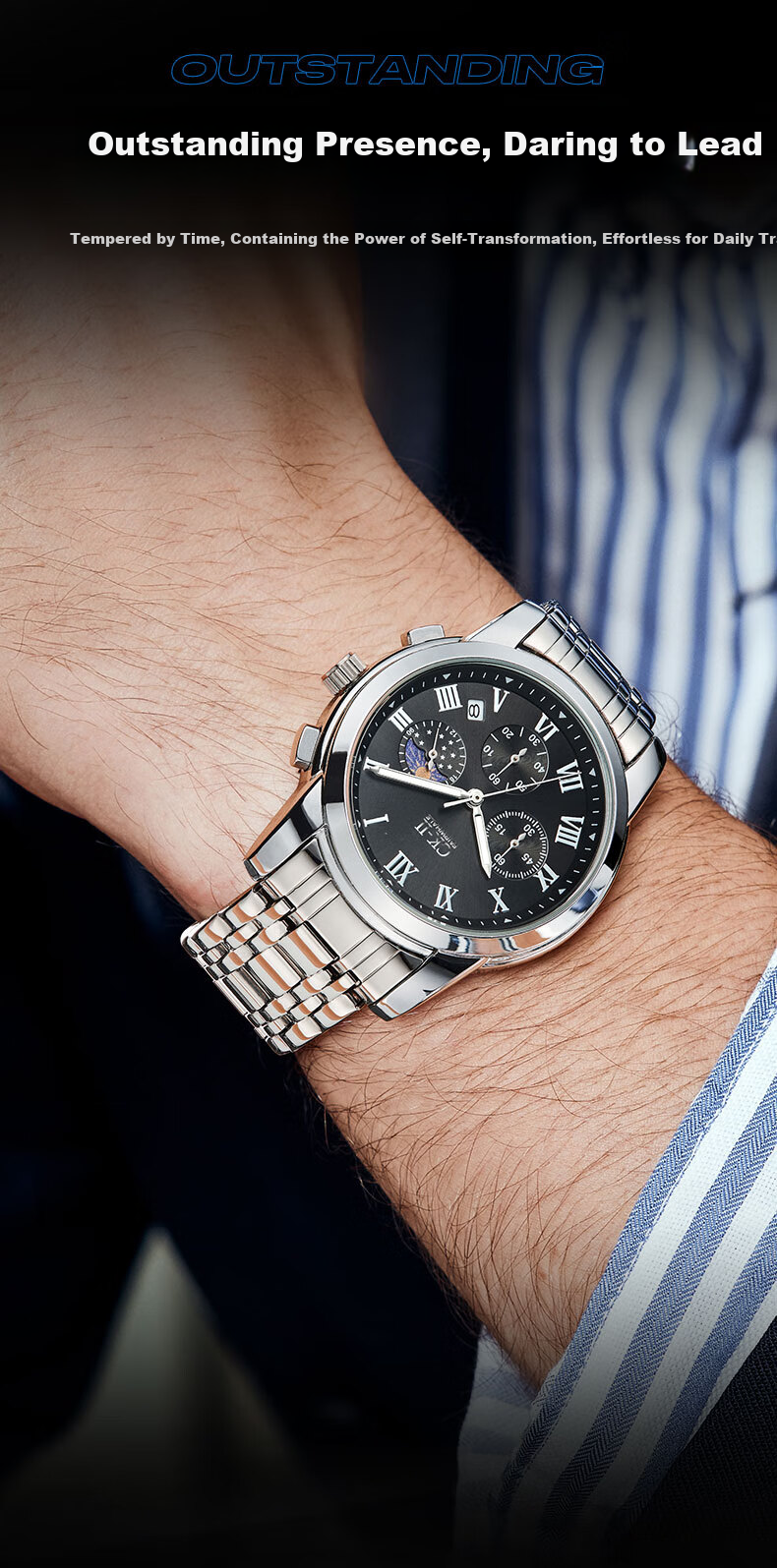 MARK FAIRWHALE Birthday Gift, Small CK Collaboration Men's Watch, Business Style, 2026 New Model, Top Ten Famous Watches, Wristwatch 5039 4