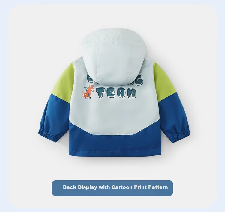 Qiqi Bear Boys' Windbreaker Outdoor Jacket Children's Autumn 3-in-1 Thickened Baby Three-Proof Winter Coat 34