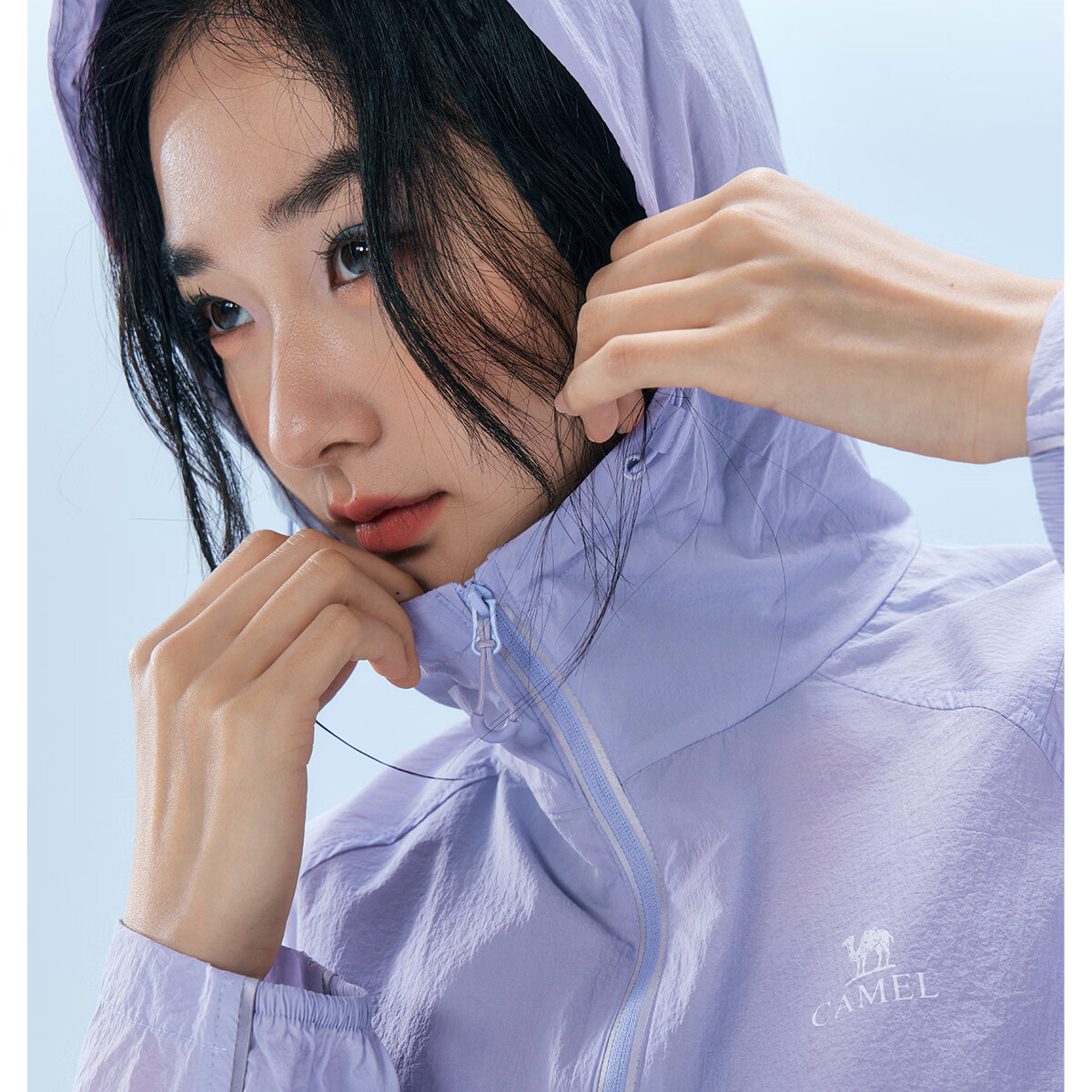 Camel Iceberg Sunscreen Jacket Goddess Edition Short Spring Summer New Outdoor Original Yarn Skin Jacket Women M26BA30013 42