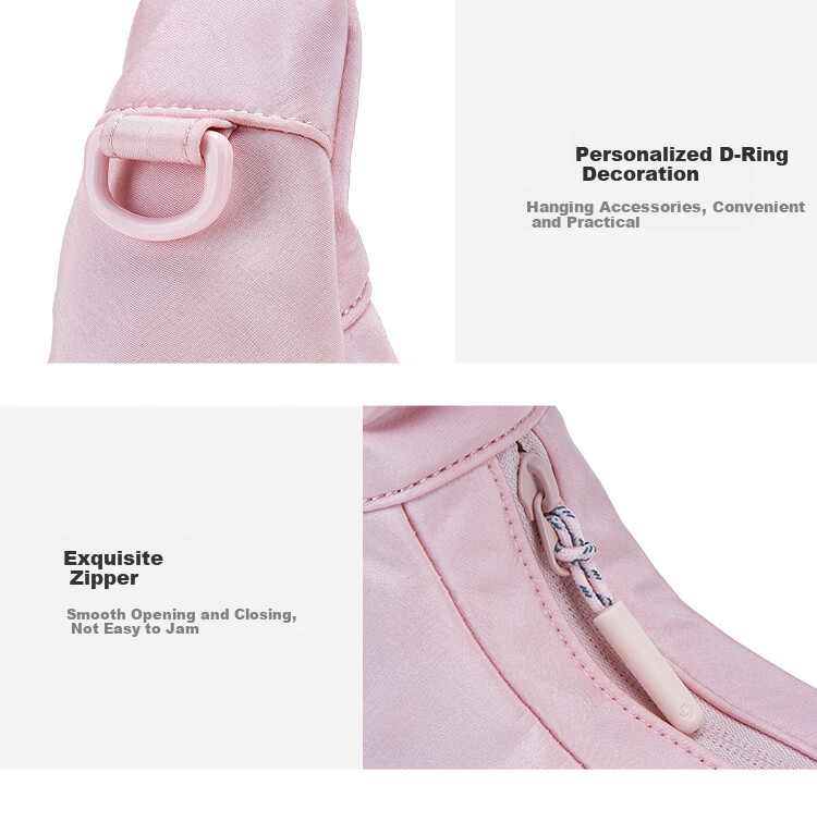 Samsonite Fashion Casual Women's Crossbody Handbag Lightweight Bag NT0 Light Pink 38 Women's Day Gift for Girlfriend 9