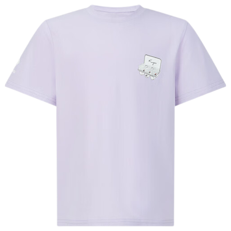 KUMPOO New Badminton Shirt K261K-1186 Kids Short Sleeve Purple 160