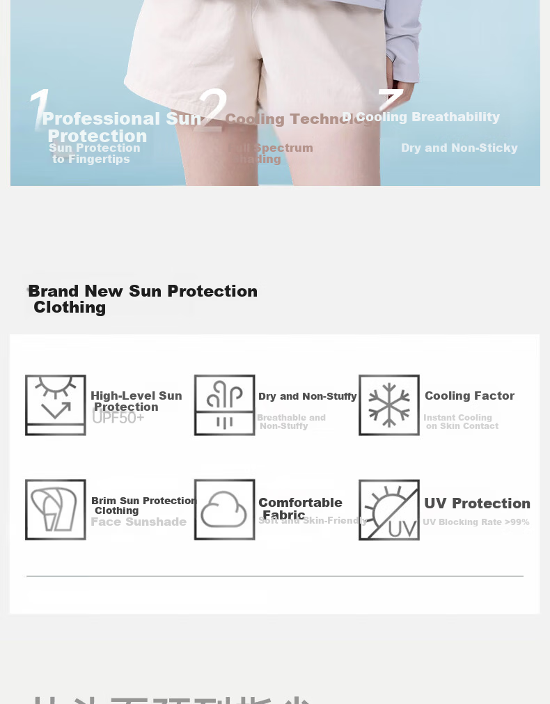 Langsha Women's Ice Silk Cooling UV Protection Sun Jacket Lightweight Breathable Comfortable Outdoor Sports Skin Jacket 1