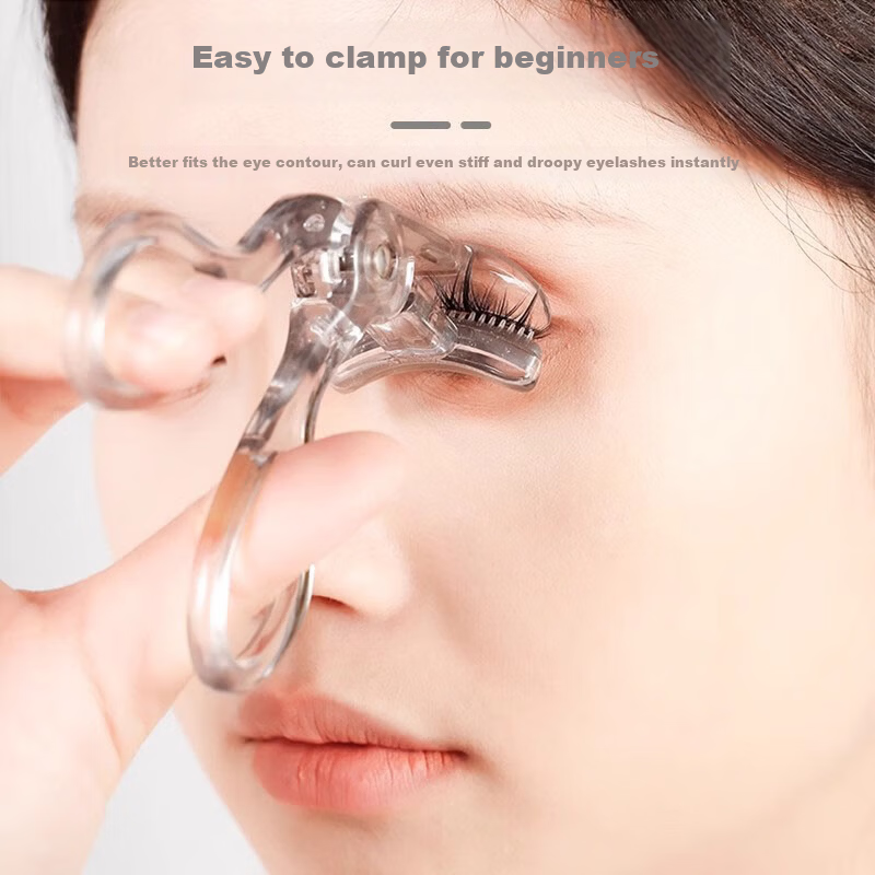 LiQing Frameless Comb Eyelash Curler Portable Long-lasting Wide-angle New Year Partial Eye Beginner Eyelash Curler