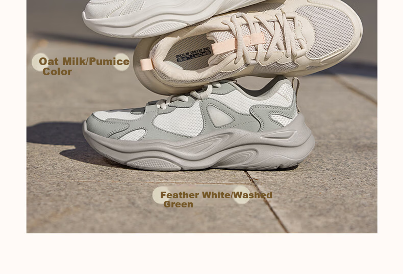 361° Women's Sports Shoes Spring Summer New Thick Sole Cushioning Commuter Retro Casual Dad Sneakers 682616762-1 6