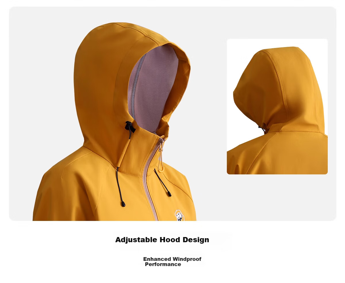 CAMEL Panda Series Outdoor Softshell Jacket Unisex Fashion Versatile Three-Proof Travel Mountaineering Coat 1114 XS 34