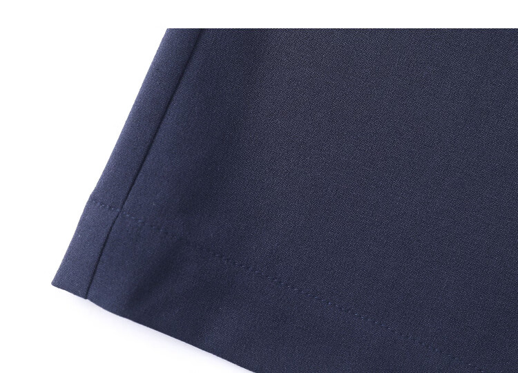 Demana Lady Manlv Spring Elegant Waist Rope Design Spliced Straight Mid-Length Women's Skirt 14