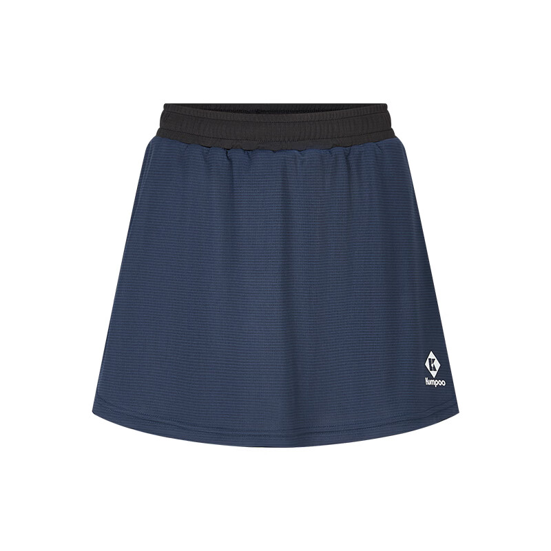 KUMPOO 26th Anniversary New Badminton Skirt Sweat-Absorbing Quick-Dry Breathable Skirt K261W-7549 Dark Blue S