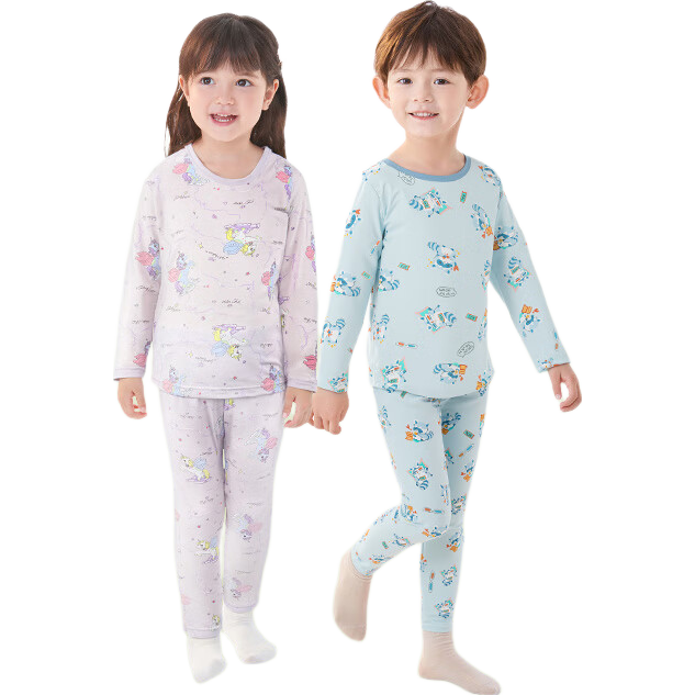 BALABALA Baby Autumn Underwear Set Boys Girls Sleepwear Toddler Printed Cute 209325169203