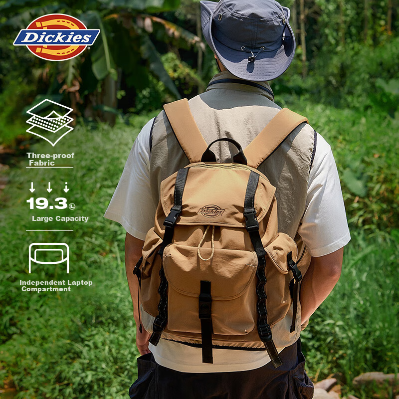 Dickies Large Capacity Waterproof Lightweight Outdoor Camping Hiking Travel Commuter Laptop Backpack