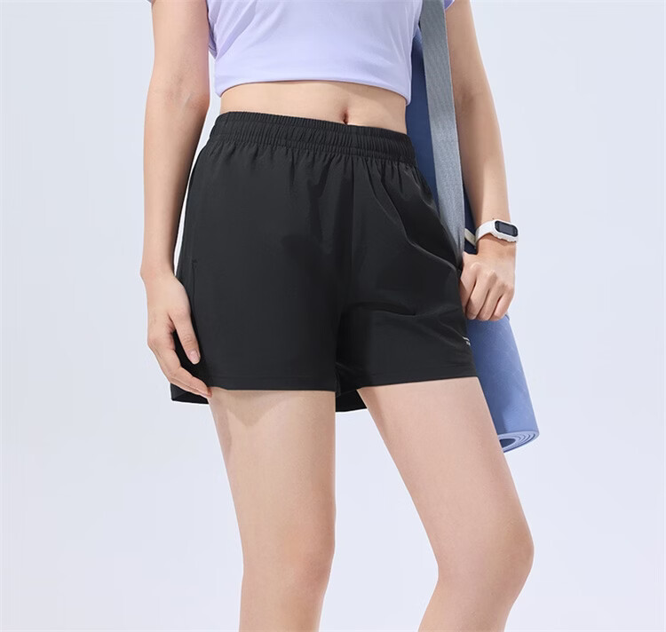 Xtep Women's Summer Breathable Moisture-Wicking Quick-Dry Running Fitness Outdoor Training Cooling Sports Shorts 7
