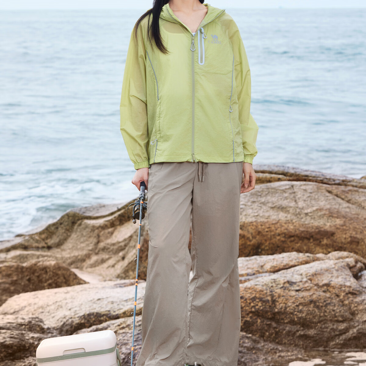 Camel Iceberg Sunscreen Jacket Pro Wang Junkai Edition Cooling Waterproof UV Protection Lightweight Skin Jacket M35BK07069 29