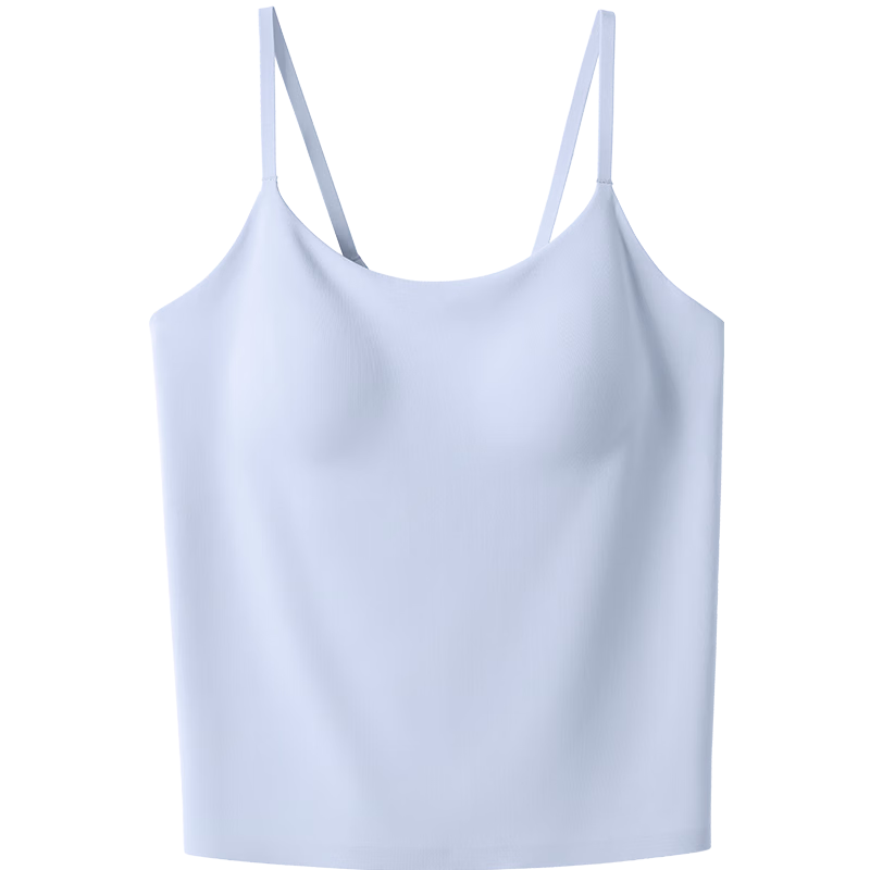 Ubras Yu Shuxin Same Style Small Milk Skin Sizeless Bra for Women with Chest Pads, Camisole Tank Top, Early Autumn Inner Wear Base Layer