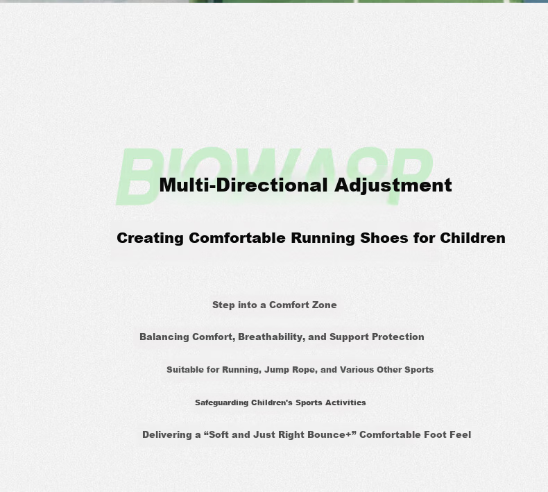 BIG WASP Kids Boys Sports Shoes Children's Spring Running Shoes D112611031XW Twilight Green (Double Mesh) Size 34 3