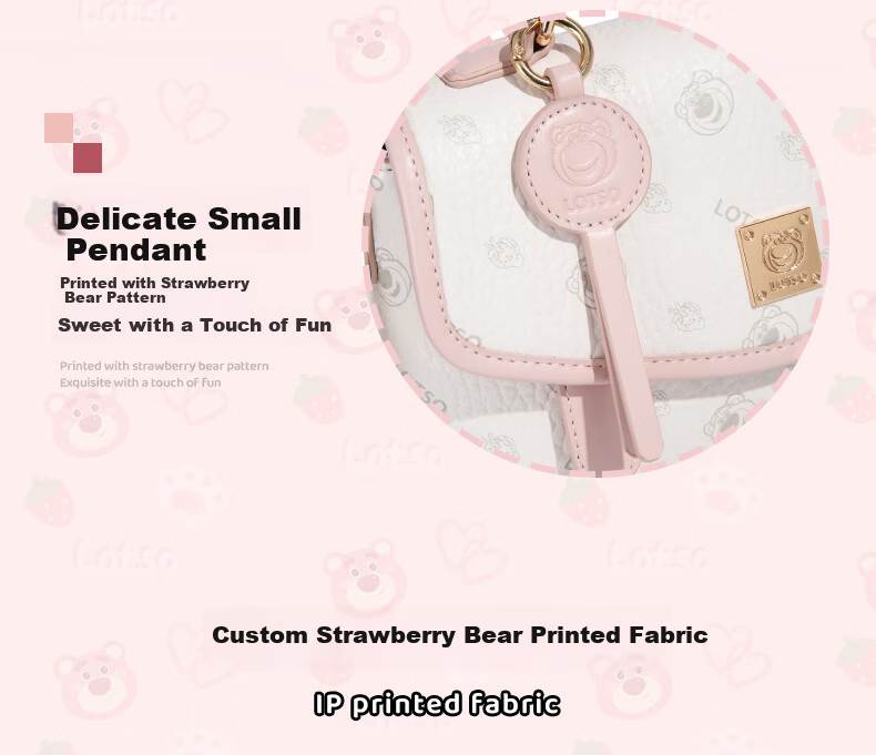 Disney 2026 Strawberry Bear Collaboration Crossbody Bag for Women - 3.8 Goddess Festival Birthday Gift 4