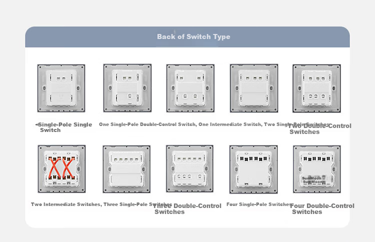 BULL G60 Series 16A Switch Socket Ultra-thin Panel G60E204 Phantom Gray 14