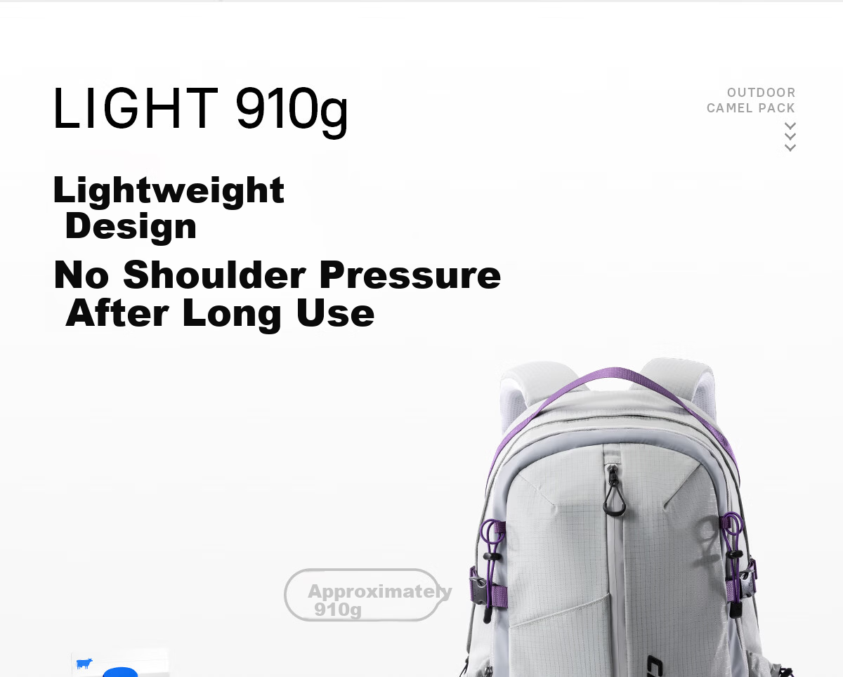 CAMEL Professional Lightweight Outdoor Backpack Large Capacity Hiking Travel Mountaineering School Backpack 575C977040 12