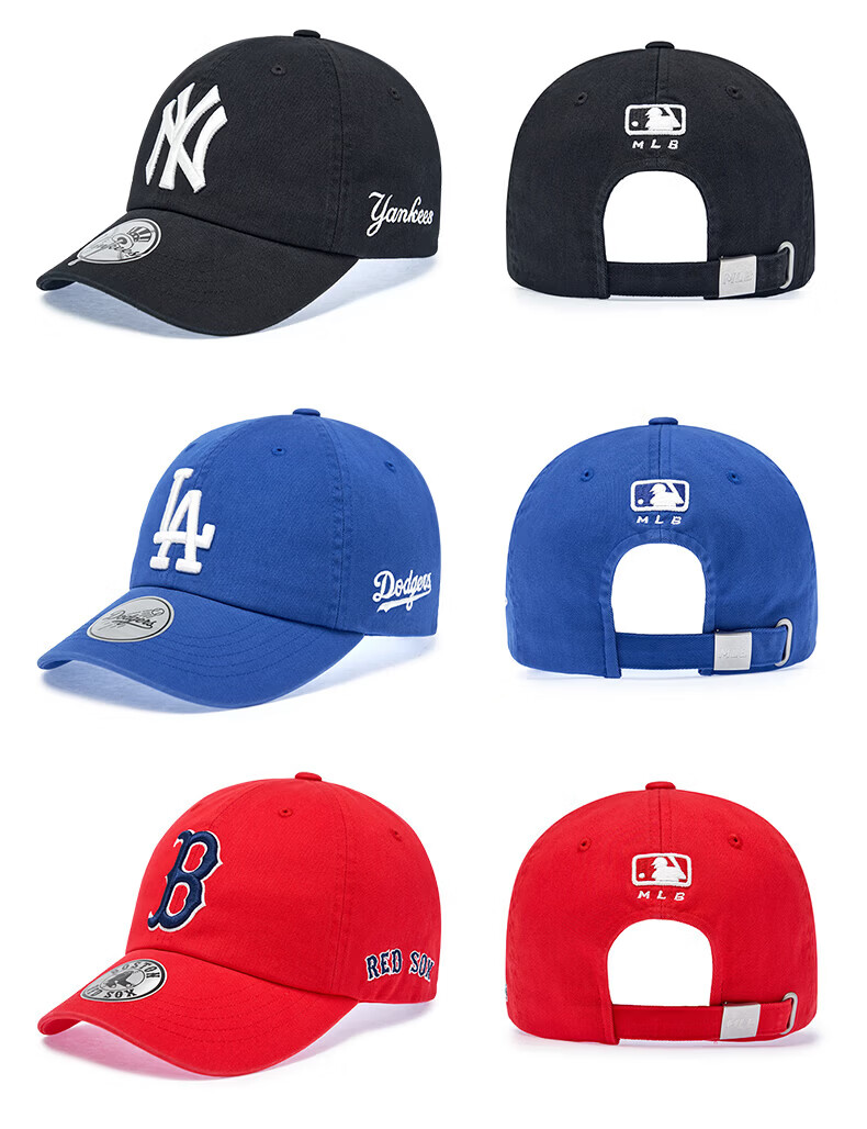 MLB Unisex Baseball Cap Soft Top Sports Duckbill Hat KARINA Celebrity Style 3ACPB245N-50BKS-F 26