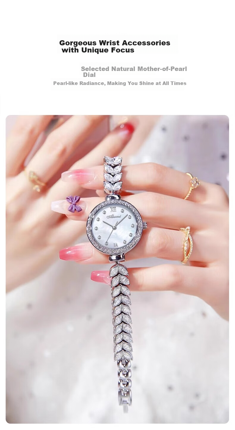 GEORGCOUNT Mermaid Women's Watch 2025 New Luxury Niche Waterproof Bracelet Quartz Watch Valentine's Day Gift 8