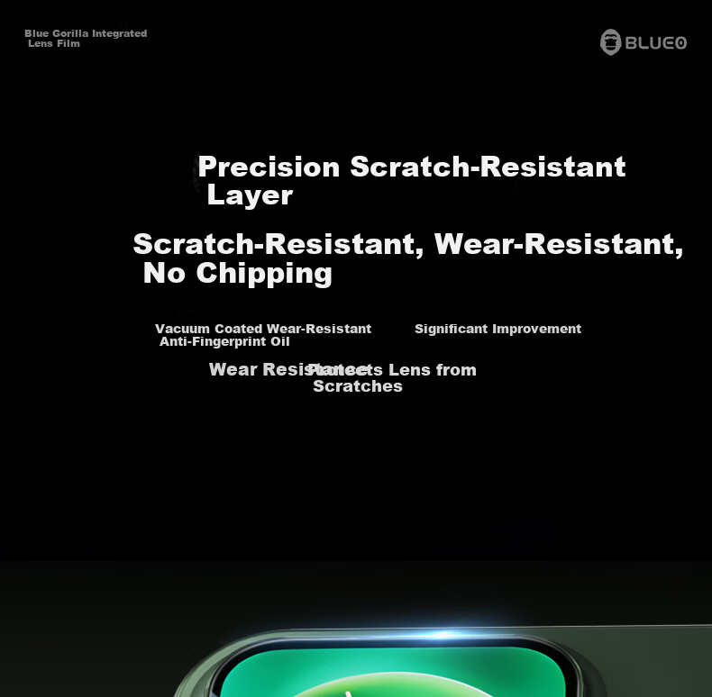 BLUEO AR Anti-Reflective Lens Protector for Xiaomi 17 Ultra Leica Edition Rear Camera Self-Aligning Phone Lens Film 6