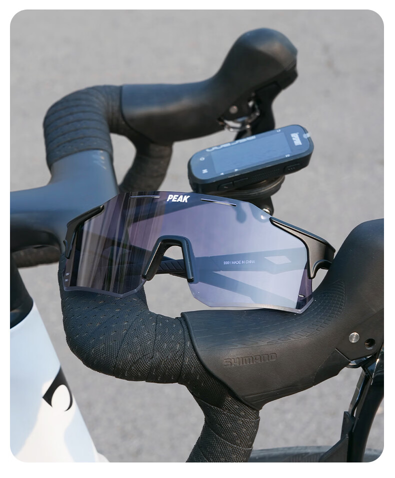 Peak Cycling Glasses Unisex Day and Night Photochromic Outdoor Riding Mountaineering Windproof Goggles Color-Changing Gray Frame 14