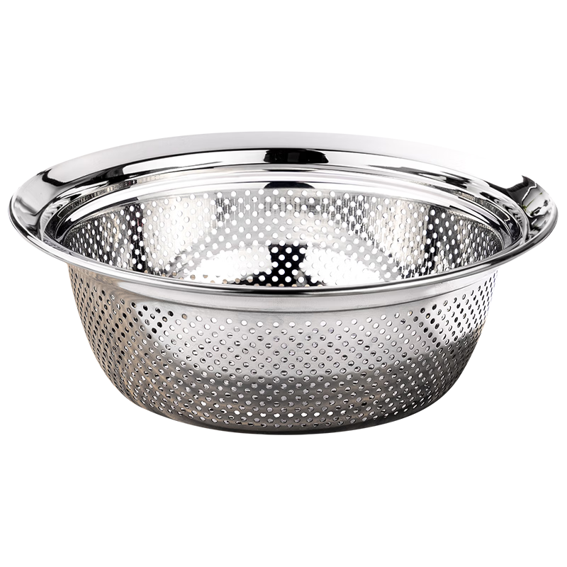 Newair 316 Stainless Steel Vegetable Washing Basin with 304 Draining Basket and Rice Washing Sieve, Kitchen Fruit Basket, Household Draining Colander