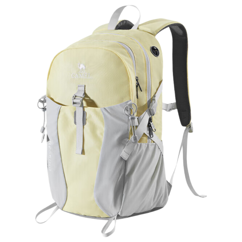 CAMEL Backpack, Hiking Bag, Outdoor Travel Pack, Large Capacity Student Backpack