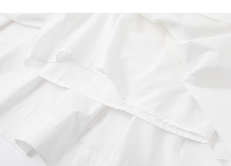 Demana [Yunxiang Pure Cotton] Spring Drawstring Elastic Waist Loose A-Line Umbrella Skirt Petite Loose Women's Half Skirt 16