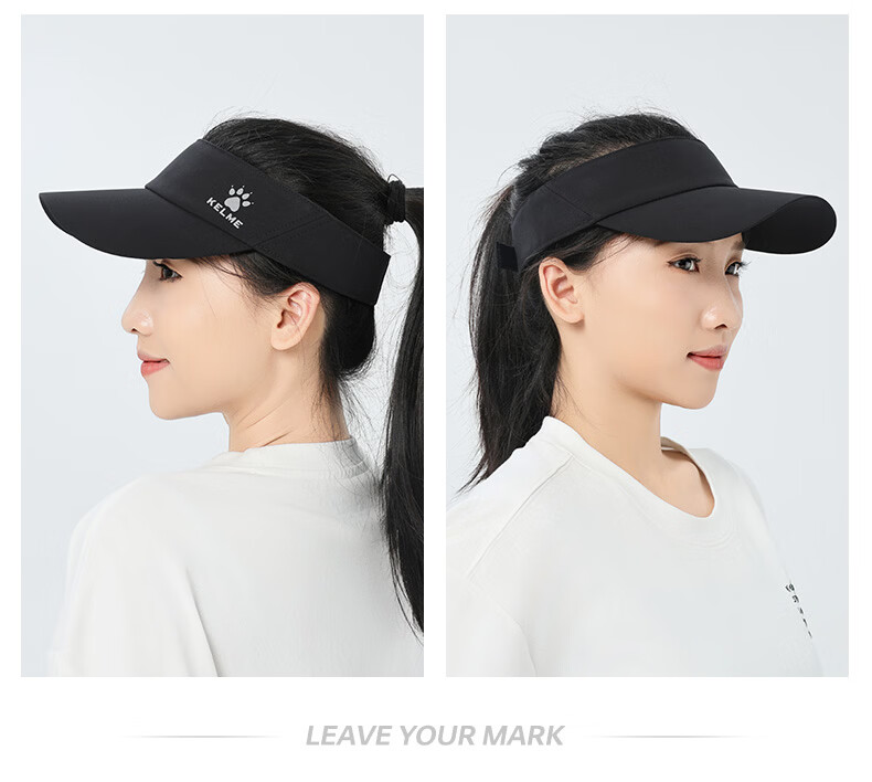 KELME Summer Outdoor Breathable Sweat-Absorbing Sunshade Marathon Running Cap 14