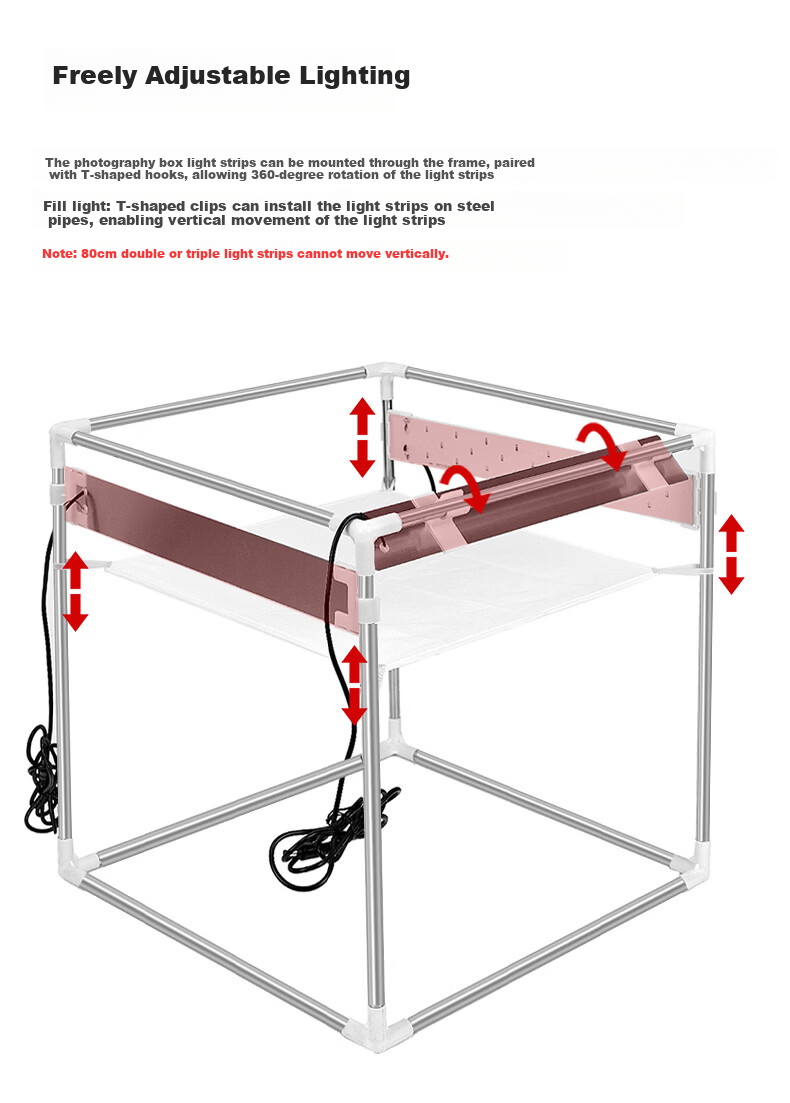 Godox 40cm Dual-Light Photography Lightbox Studio LED Fill Light for Product, Jewelry, and Still Life Photography 10