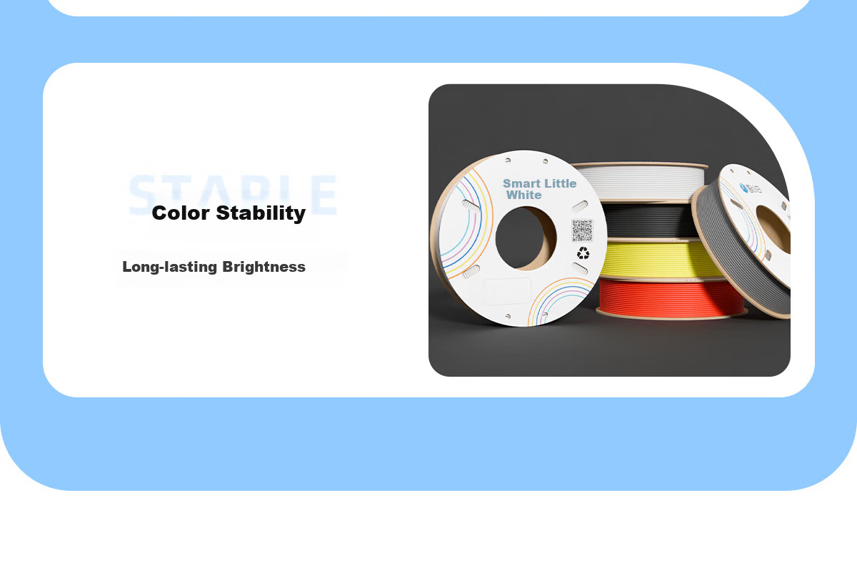 Zhixiaobai 3D Printing PLA Filament Blue 250g/Roll High Versatility Rich Colors Cost-Effective Beginner Friendly Easy to Print Safe and Eco-Friendly 12