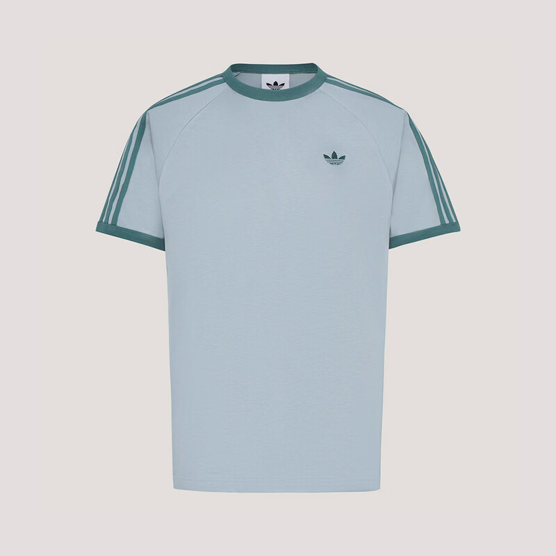 Adidas Originals Men's 3S TEE Short Sleeve T-Shirt KG6322 Light Grey Green L 1