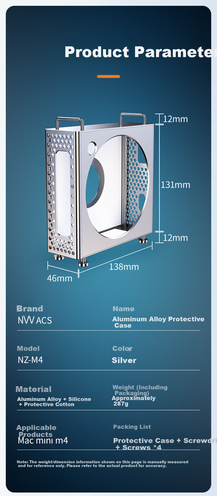 NVV Mac mini M4 Protective Case M4 Pro Soft Silicone Cover Mini PC Dustproof Shell NZ-M4G Translucent White 10