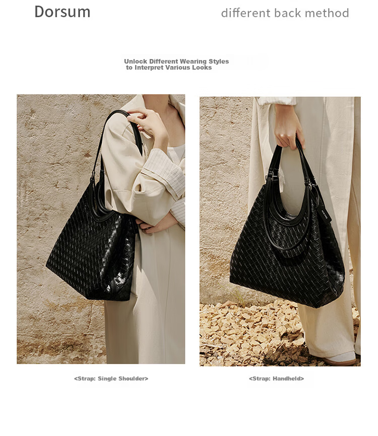 Aokang Women's Fashion Large Capacity Tote Bag Commuter Shoulder Bag Birthday Women's Day Gift for Girlfriend 6