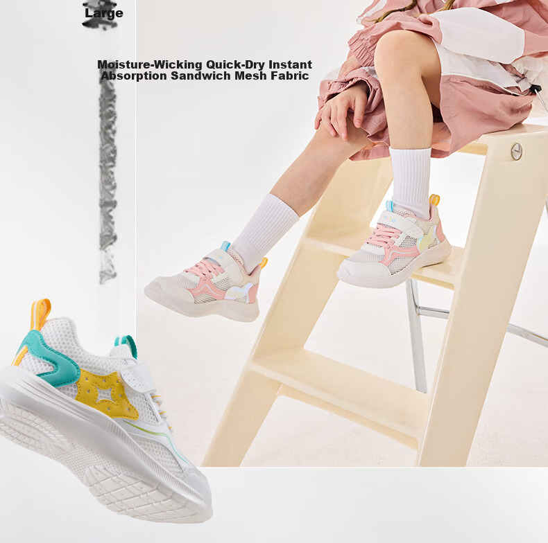 Caterpillar Rabbit Kids Sports Shoes Girls 2026 Spring Boys Running Shoes Big Kids Mesh Basketball Shoes X5AF029 3