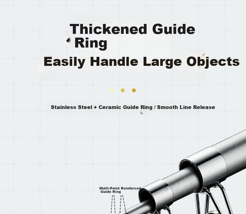 GW 2.7m Sea Fishing Rod Heavy Duty Casting Rod Super Hard Long Distance Lake and Reservoir Fishing Rod 4