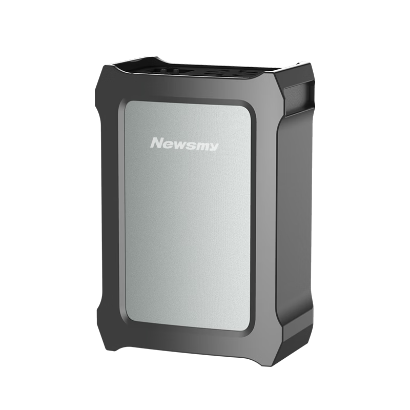 Newsmy 8TB 3.5-inch Desktop Mechanical External Hard Drive Starhan 3.5 Plus Type-C USB 3.1 Dual Disk Backup Metal Case with Silicone Protection