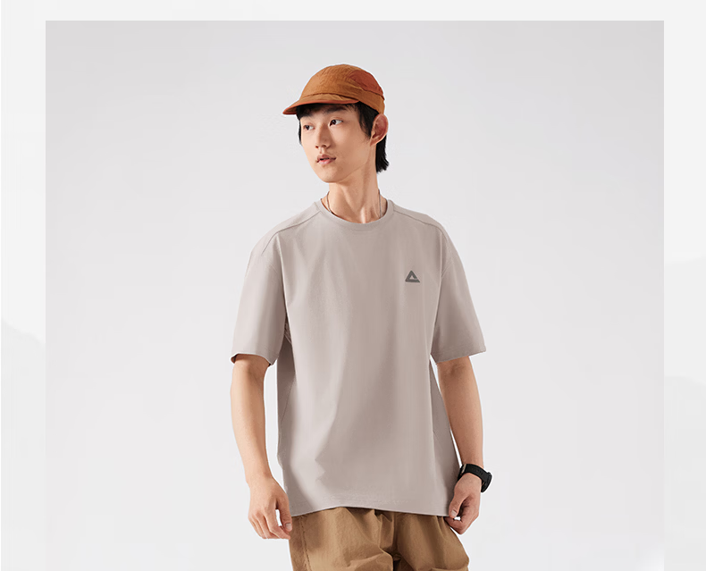Peak Quick-Dry Short Sleeve Men's Summer Loose Breathable Commuter Casual T-Shirt Outdoor Sports Running Top Women DF662150 11