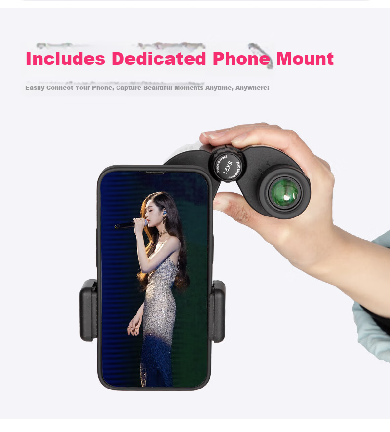 PUROO Guanqiong 5x21 Telescope Anti-Reflection HD Compact Portable Professional Theater Binoculars for Plays Musicals Dramas 3