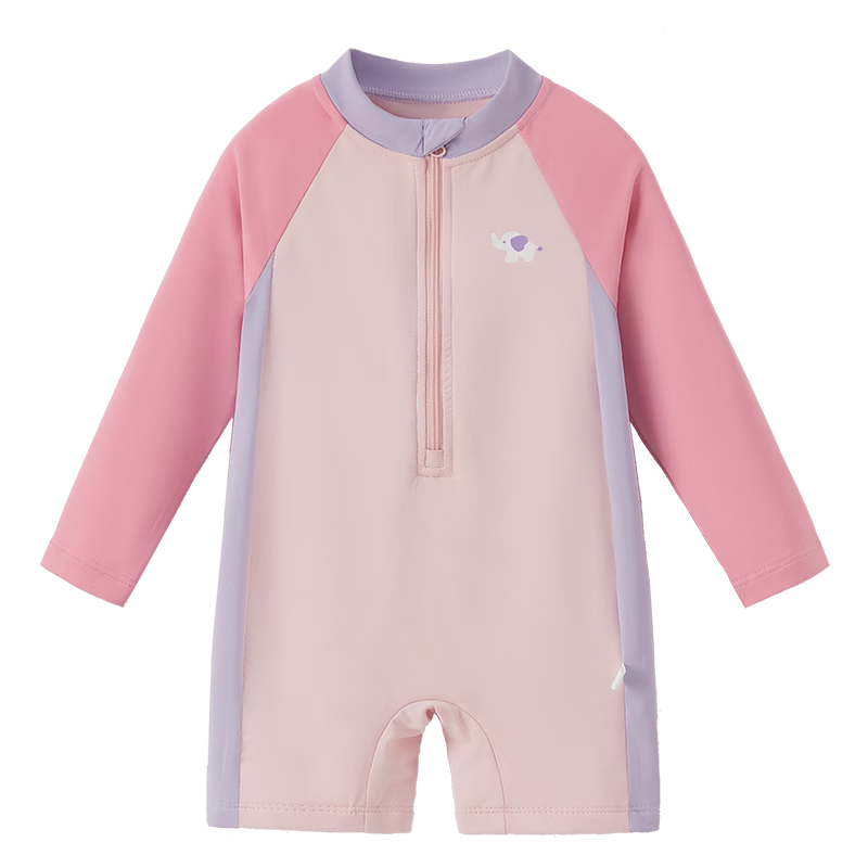 JELLYBABY 【7A Antibacterial Beach Swimming】Summer New Unisex Kids One-Piece Swimsuit for Seaside Play