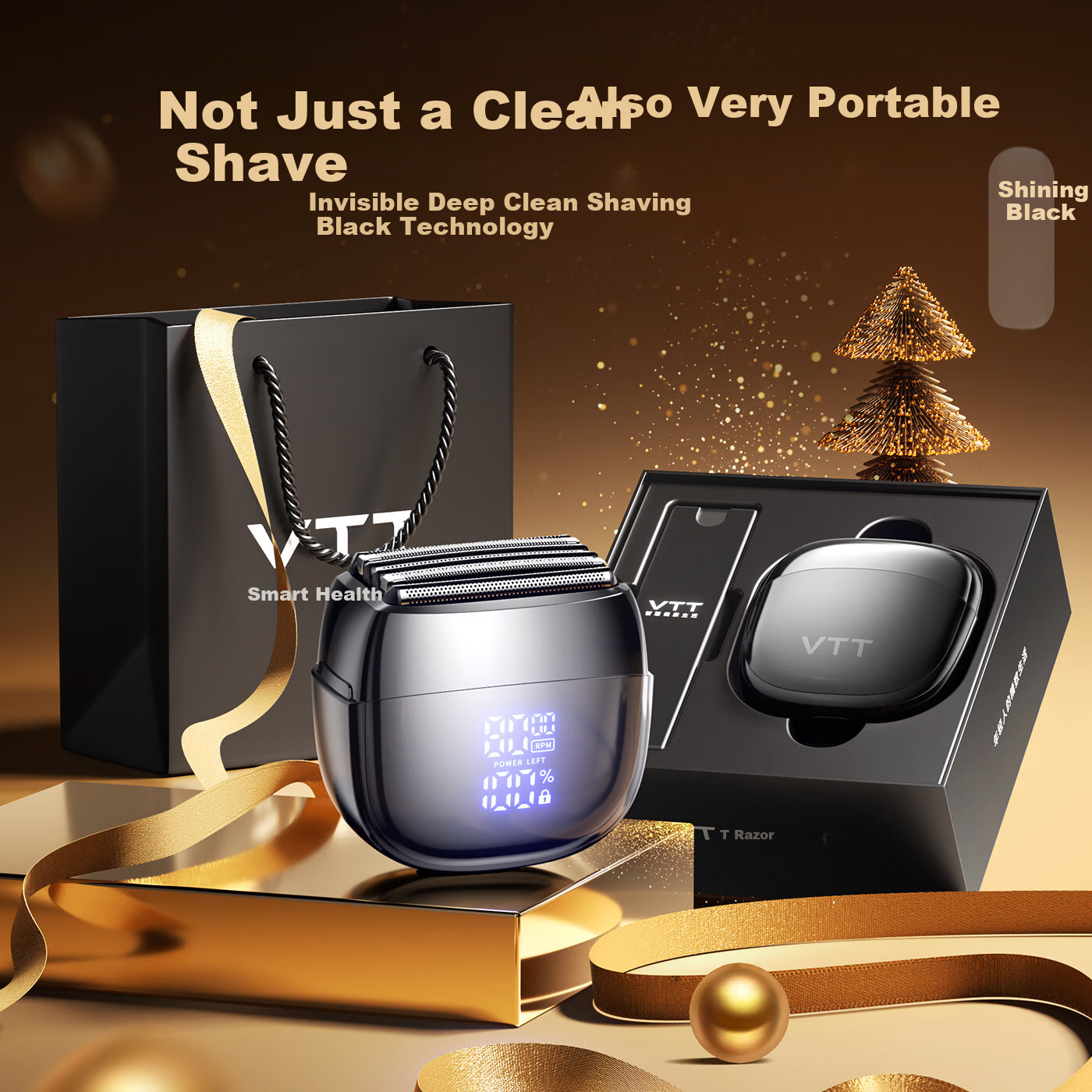 VTT Germany Electric Shaver Reciprocating 6-Head Portable Mini Travel Gift for Boyfriend Father Dad Birthday